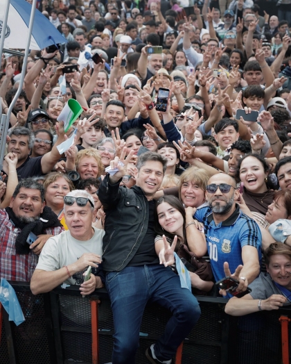 Un futuro frente a la motosierra: Kicillof plantó bandera federal, nacional y popular y encabeza la alternativa Milei
