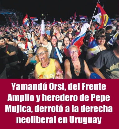 Yamandú Orsi, del Frente Amplio y heredero de Pepe Mujica, derrotó a la derecha neoliberal en Uruguay Yamandú Orsi, del Frente Amplio y heredero de Pepe Mujica, derrotó a la derecha neoliberal en Uruguay