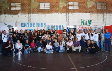 Militantes de Juan Grabois en Entre Ríos realizaron un plenario en Villaguay