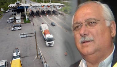 El dirigente del PJ, Héctor Maya, pone en foco los 3 mil camiones extranjeros que circulan a diario sin costo
