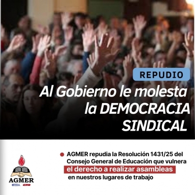 Lo que le molesta al porteño Frigerio es la democracia sindical que defiende al IOSPER de su privatización 