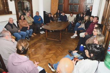 El PJ Paraná recibió a trabajadores del IOSPER