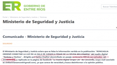 Ataque autoritario a la libertad de expresión de parte del gobierno del porteño Frigerio