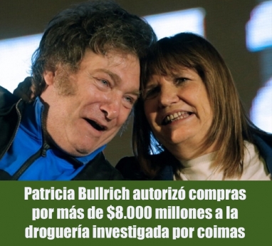 Patricia Bullrich autorizó compras por más de $8.000 millones a la droguería investigada por coimas