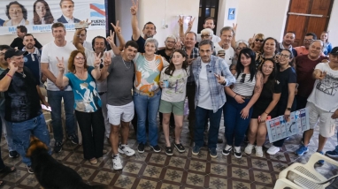 Los candidatos de Fuerza Entre Ríos militaron el departamento Uruguay